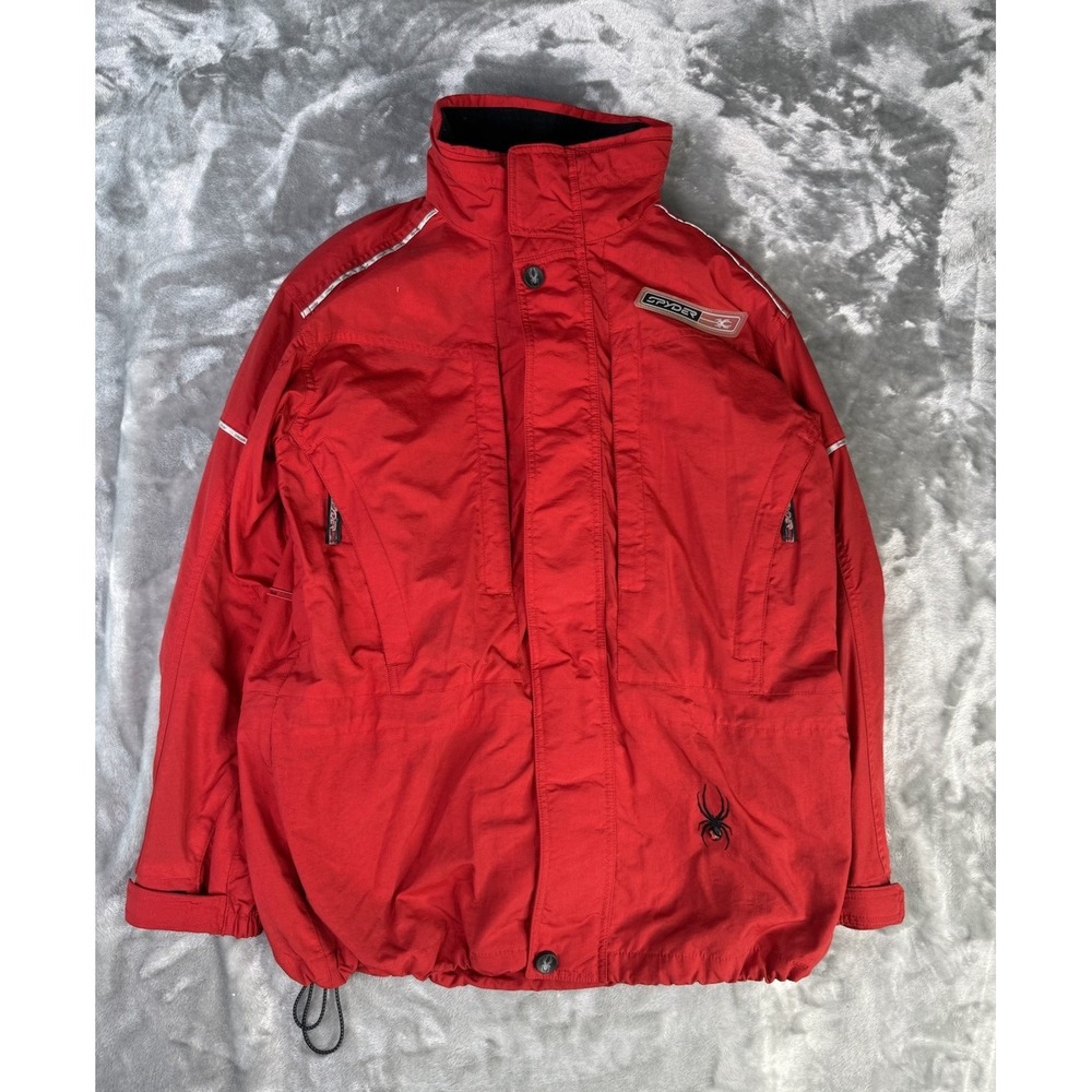 Women's Spyder XT 5000 Snowboard Ski Winter Jacket Red Fleece Lining Insulated M